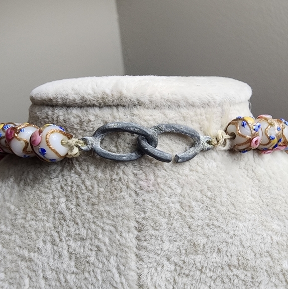 Antique venetian Fiorato or wedding cake beaded necklace - Picture 5 of 5